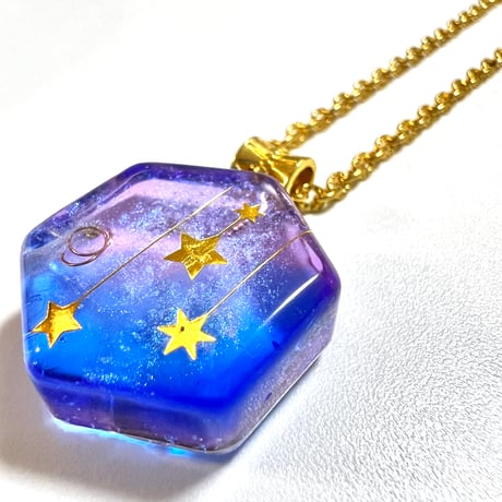 【願いを叶えるサポート！】星空の魔法のオルゴナイトバッグチャーム