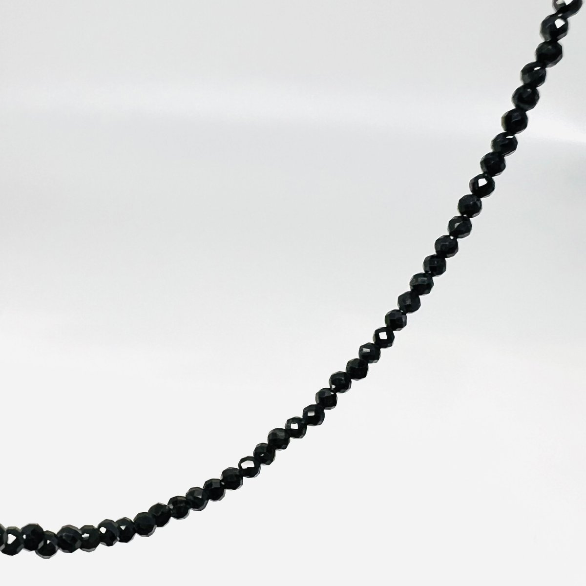 ワイヤーラリマーペンダントブラックスピネルネックレスNO25-1124 Amazon | ブラックスピネル ネックレス 42cm-47cm 5cmブラス