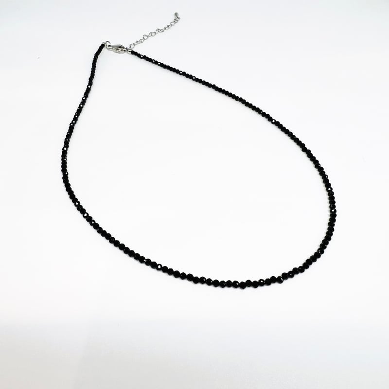 ワイヤーラリマーペンダントブラックスピネルネックレスNO25-1124 Amazon | ブラックスピネル ネックレス 42cm-47cm 5cmブラス