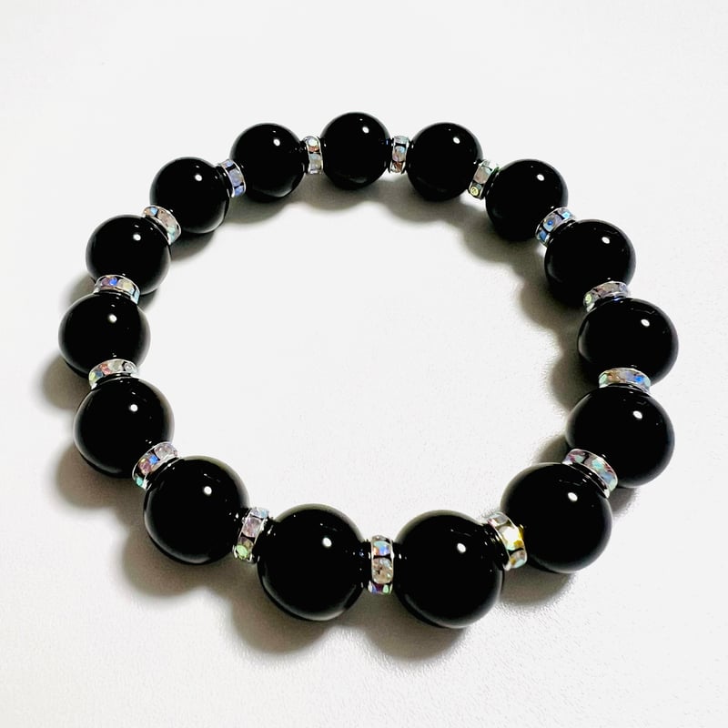 ★にい様★ ★希少石★ ブラックオパール　ブレスレット 101003602211001.jpg