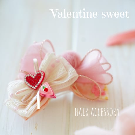 Valentine sweet pink Choker、Hair Accessory