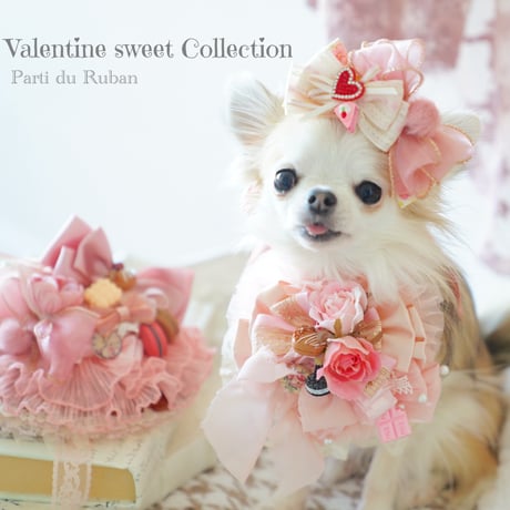 Valentine sweet pink Choker、Hair Accessory