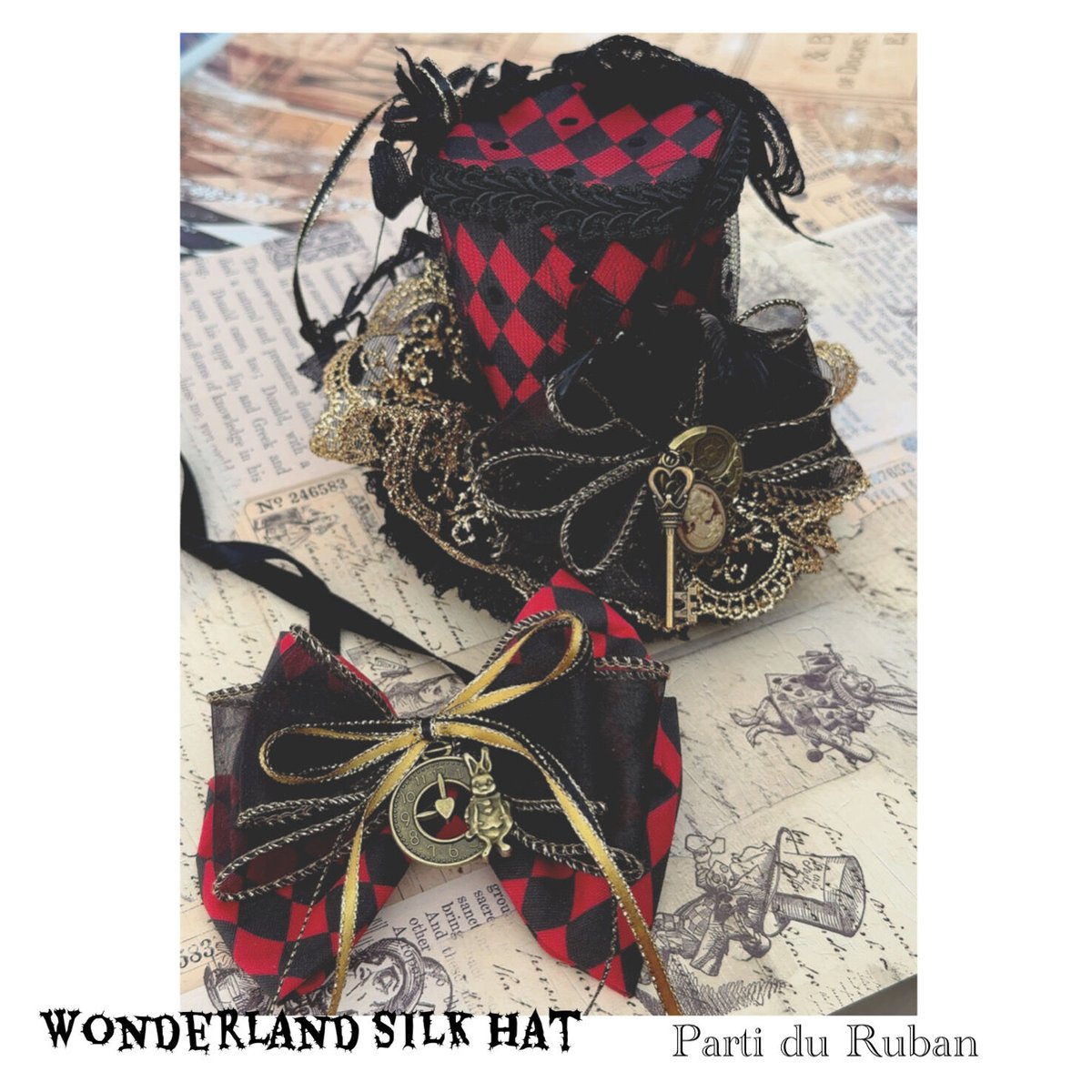 Wonderland Silk Hat&おリボンチョーカー