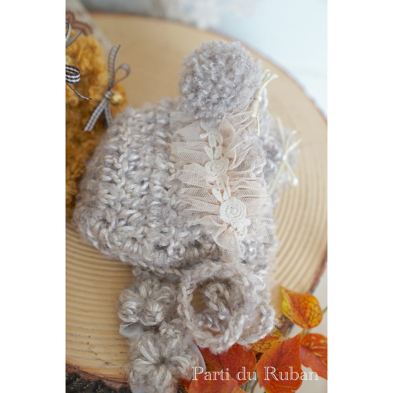 pompon bear お帽子 | Parti du Ruban