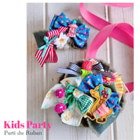 Kids Party ヘアクリップ、チョーカー