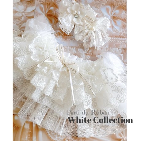 parti du ruban ヘッドアクセサリー&チョーカー　ティペットとしても parti du ruban ヘッドアクセサリー&チョーカー ティペットとしても