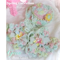 Spring  Collection Pastel Garden ミントグリーン  Hat.ケープ.Photomat