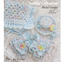 Spring  Collection Pastel Garden ブルー  Hat.ケープ.Photomat