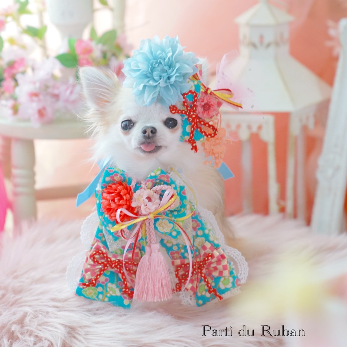 Wa.Ruban No.3ヘアアクセサリー&チョーカー | Parti du Ruban