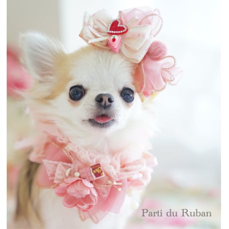 Valentine sweet pink カチューシャ