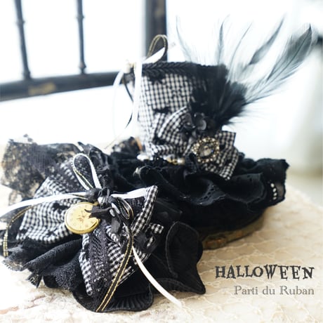 parti du ruban ヘッドアクセサリー&チョーカー　ティペットとしても parti du ruban ヘッドアクセサリー&チョーカー ティペット