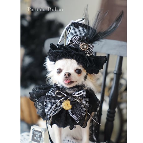 Halloween シルクハット、チョーカー、ヘアクリップ