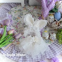 Spring Bouquet White うさ耳、チョーカー