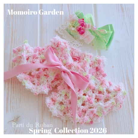 Spring  Collection 2026 Momoiro Garden ケープ.ヘアアクセサリー