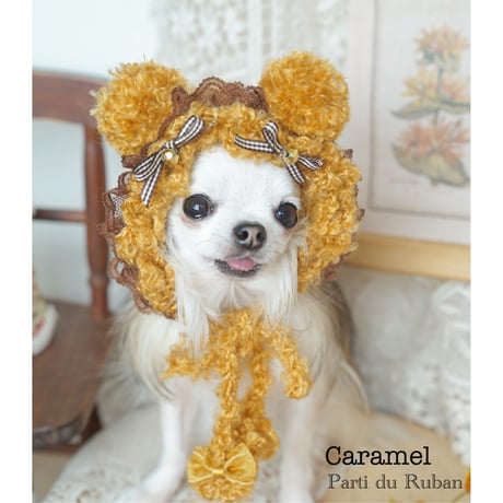 pompon bear お帽子