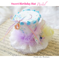 Sweet Birthday Pastel シルクハット&ケープタイプチョーカー