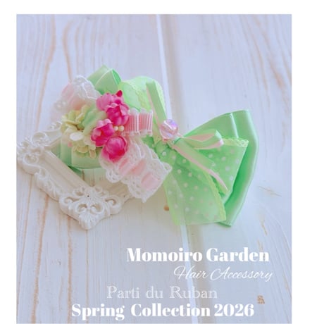 Spring  Collection 2026 Momoiro Garden ケープ.ヘアアクセサリー