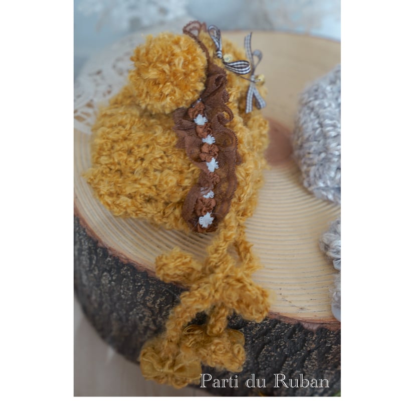 pompon bear お帽子 | Parti du Ruban