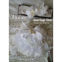 mariage Dot White チョーカー、ヘアアクセサリー