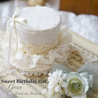 Sweet Birthday グリーン　ハット&ケープタイプチョーカー