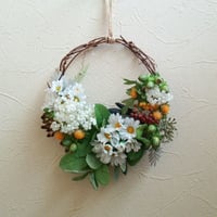 野の花のリース