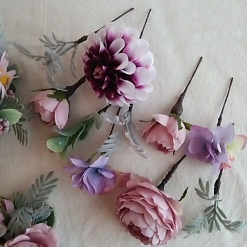 ダリアとベリーのガーリーなブーケ /3点set | nonika