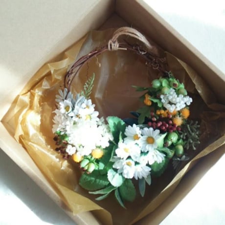野の花のリース