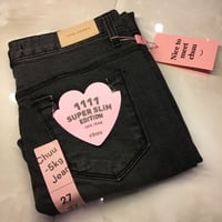 -5KG 1111 super slim JEANS black