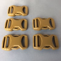 NIFICO サイドリリースバックル25mm　SRGM-25ダークタン色 　５個セット（送料込）