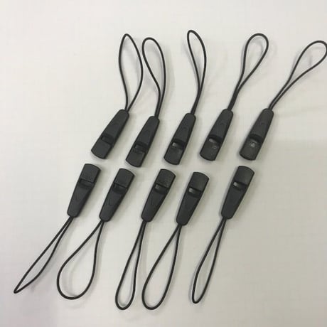 ホイッスル付きファスナー引き手（10本セット）送料込み　災害準備特価！
