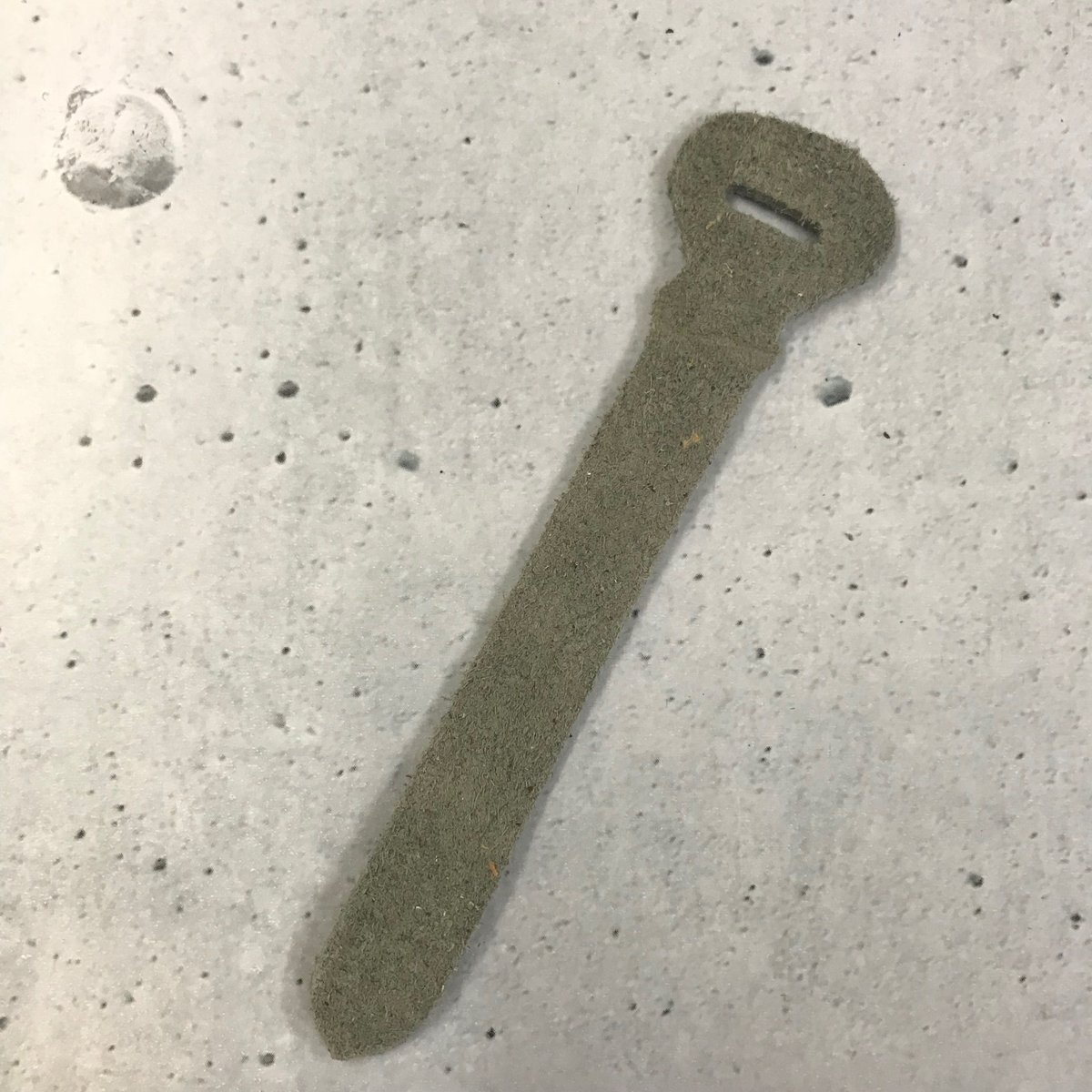 ベロア革 ジッパータブ7本セット（グレー）小さいタイプ | Outdoor atelier