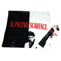 SCARFACE SILHOUETTE BATH TOWEL & HAND TOWEL SET
