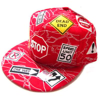 TRAFFIC SIGNAL CAP red
