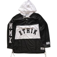 Ethik Mesh Hockey Jerseys Black and White