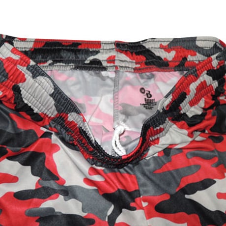BADGER SPORT CAMO SHORT RED