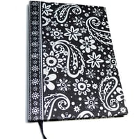 PAISLEY NOTEBOOK BLACK