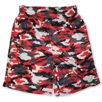 BADGER SPORT CAMO SHORT RED