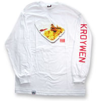 KROYWEN CLOTHING 4WINGS & FRIES L/S T-SHIRT BLK