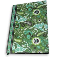 PAISLEY NOTEBOOK GREEN
