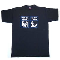 NO BRAND MY SPACE TO MY FACE TEE