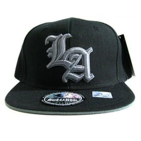 BLACK WHITE L.A. SNAP BACK