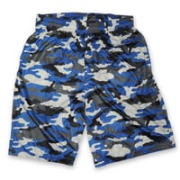 BADGER SPORT CAMO SHORT BLUE