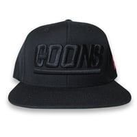 KROYWEN CLOTHING GOONS SNAPBACK CAP BLK×BLK