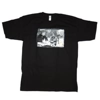 BLEU & CREAM COFFEE & CIGARETTES T-SHIRT BLK