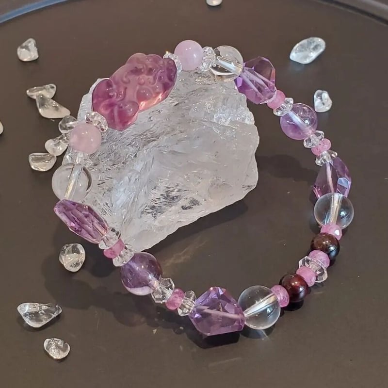 宗像大社ご祈願済み・フローライト貔貅ブレスレット | BlossoMoon Crystal