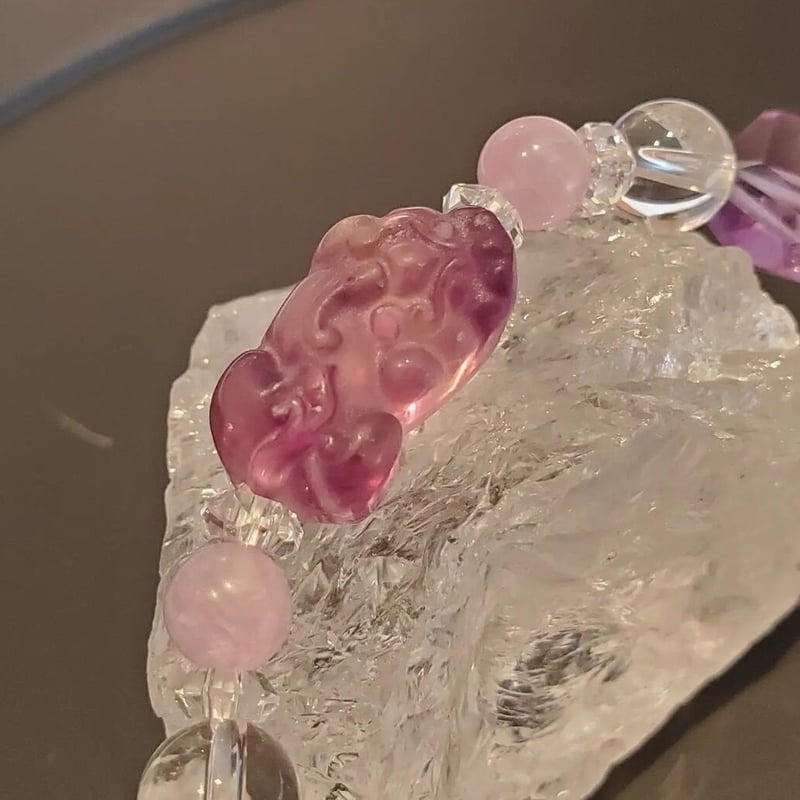 宗像大社ご祈願済み・フローライト貔貅ブレスレット | BlossoMoon Crystal