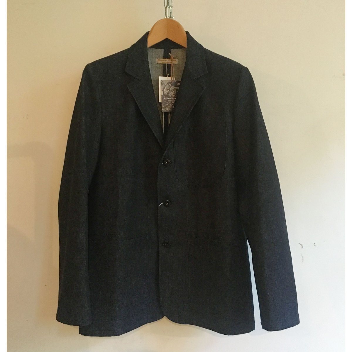 WAYSIDE FLOWER Utility Jacket Selvage Denim | D