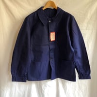 40's Dead Stock Cotton Twill Workwear with Black Lacquer Button Made by "DANTON"/1