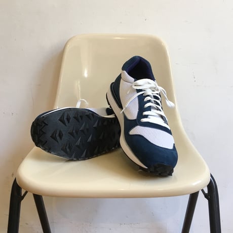 VICTORY SPORTS WEAR "Speed" Navy Suede× White Mesh Made in USA