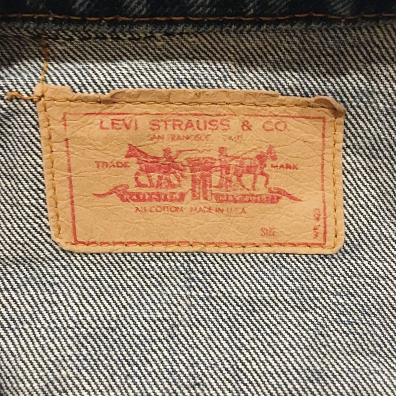 【Levi's】70505 bigE サイズ38 made in USA 60s LEVI'Sリーバイス 70505 BIGE デニムジャケット 38